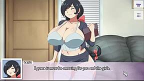 Waifu Hub S7 - Rumi MHA Parody Hentai Game Ep 4 Massive Facial Bukkake