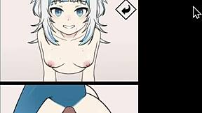 Costplayer Meets Sharkgirl in Wild Hentai Wall Action Ep 3