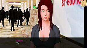 Exploring family dynamics in episode 256 with a redhead teen in a homemade 3d cartoon setting