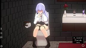 Hentai Teen Creampie Fun on Sofa and Toilet