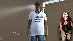 Ever seen a corset-clad mature lady play fetish games in anime style?