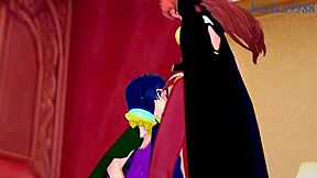 sylphiel and lina in futanari sex scene from slayers hentai