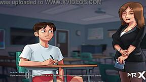 Want me to teach you French in SummertimeSaga E1 35?