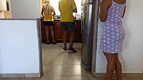 Hidden Sex With Stepmother's Husband