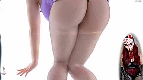 Milf Upskirt in Apocalust 5 Game with See-Through Lingerie