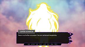 Half succubus faps to milf redhead futa cock in Futanariums Gate! 😍