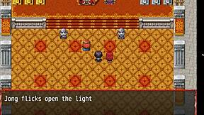 seducing the hot redhead in harem game, but is she popular?