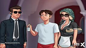 summertime saga blowjob scene with anime girl