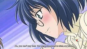 Virgin girl tricks classmate into showing his penis for drawing, ends up getting drilled in class.