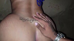 Young girl on beach with two guys