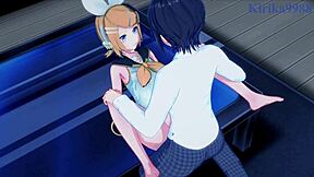 HATSUNE MIKU AND KAGAMINE RIN INTENSE SEX - VOCALOID HENTAI