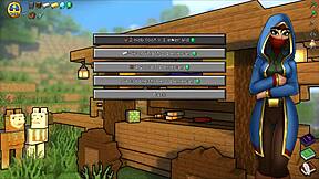 i watch hornycraft hentai where alex gets double creampied in her tight pussy