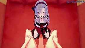 Hyakumantenbara Salome's Intense Sex Scene in Nijisanji VTuber Hentai