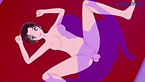 Ai Haibara and Kazuha Toyama in INTENSE 3D Hentai Action