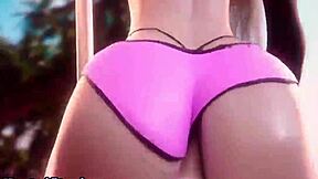 Hot teen 18+ and big dick stud engage in mutual masturbation during game play