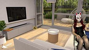 sexy house maid gets wild in debauchery steps 40.