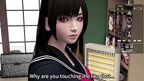 Part 1 - NTR Japanese 18 Teen Girl in Intimate Action with Friend.