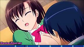 Horny teen gets large cock stuffed in her pussy game play.