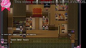 Little witch becomes nymphomaniac and releases for everyone in city - Ceres and Contract Guild - Hentai Game - Part 9