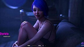 Step son seduces sexy step mom with night massage in 3D hentai. 😏