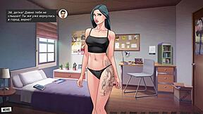 i play as the tattooed girl with the bodybuilder dad in this hardcore game.