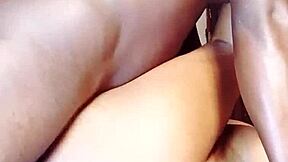 young african girl and house boy share close moment