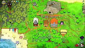 Femdom gets face covered with cum in Hornycraft parody