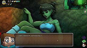 play hornycraft, creampie in public