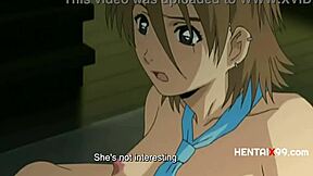 hot teacher struggles with bratty teens in hentai chaos