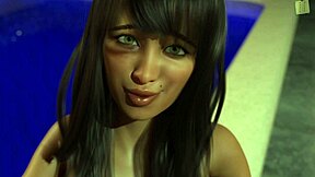 Yo, chilling by the pool with Cedey in wild hentai action!