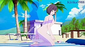 Ichika Hoshino and Ena Shinonome intense sex in Project Sekai hentai