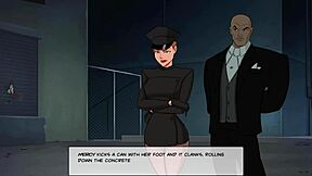 In DC Comics, the character undergoes leash training in part 104