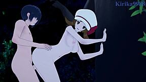 bea saito and lyra kotone intense sex - pokémon hentai