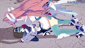 Intense futanari action with Garie and Maria?