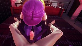 Evelyn From Lol Kda Gets Hard Sex In This Hentai!