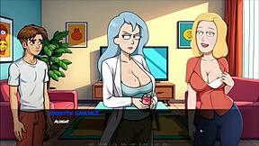 beth turns into a sexbot in demoniums parody hentai game ep 2