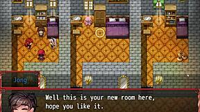 Episode 13 harem hentai with thighjob and monster cock.