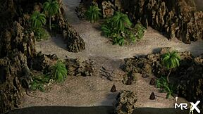 I open the door in Treasure of Nadia and see this ebony girl getting anal fucked, it's so hot!