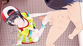 Oozora And Ayame In Intense Creampie Sex?