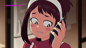 I asked my stepbrother to cum inside me in cartoon