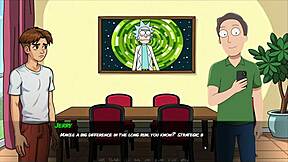 beth turns into a sexbot in demoniums parody hentai game ep 2