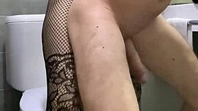 Fucked My Husband in Toilet and Licked His Ass 😜