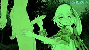 nahida and yoimiya intense sex genshin hentai.