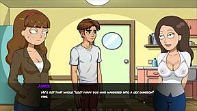 beth turns into a sexbot in demoniums parody hentai game ep 2