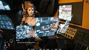 Asian girl explores without bra.