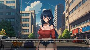Blurring the Walls Romance Hentai Game Ep 2 with Horny Girlfriend Ripping Shirt Off in Wild Action