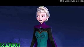 Liz Vicious stars in animated Frozen haters song with gothic vibe