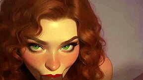 do you want me to suck your big cock at the club, redhead stepsister asks in pov hentai style