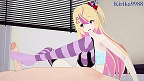 mami tomoe and ashley taylor have intense sex in puella magi hentai