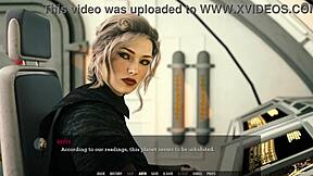 Asian girl explores without bra.